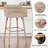 30''H Bar Stool With Solid Wood Frame And Foam Seat-1668164550