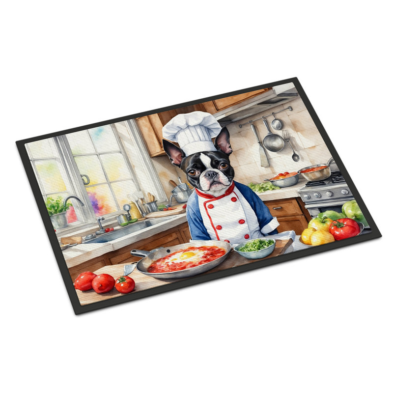 Dieuwke Non-Slip Indoor Only, Outdoor Doormat, 24" W x 36" L