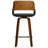 Carly Swivel Upholstered Contemporary Modern Bar Stool with Footrest (Set of 2)-40332660