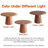 Round Small Dining Table - Farmhouse Solid Wood 37" Table For 2/4 People-1402315148-1402152656