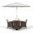 Karcher 4 Seater Dining Set with Cushions and Parasol-39926020