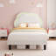 Upholstered Bed With Adjustable  Headboard Velvet-1161744628-1144834471