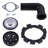 1.25 HP Corded Garbage Disposal with Brushed Nickel Flange and Stopper Kit
