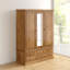 Hendon 3 Door Wood Wardrobe