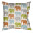 Lolita Elephant Geometric Outdoor Throw Pillow-26994469-26994459