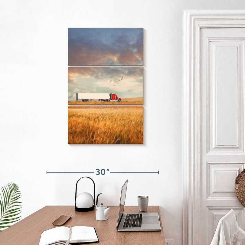 Mehar Countryside Truck, 32" H x 20" W