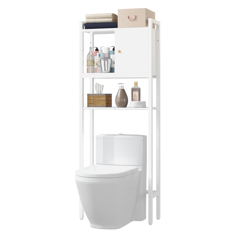 Rangement au-dessus de la toilette, Blanc