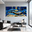 «Sailors On Ship Waves And Sky», ensemble de 3 impressions sur toile-1438339158