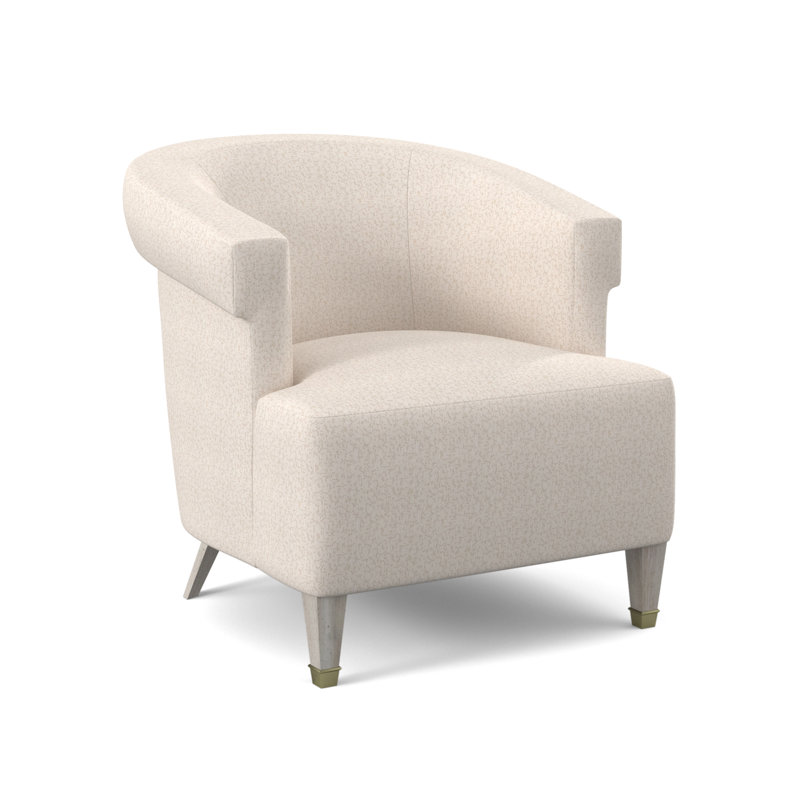 Madame Barrel Chair, Filigree Ivory, Bisque