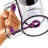 Pancake Batter Dispenser - Batter Dispenser with Squeeze Handle for Waffles, Muffins, and Crepes - Kitchen Gadgets for Baking (Purple)