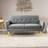 Mirsade 67.25" Flared Arm Loveseat, Loveseat, Modern Sofa, Accent Sofa-597171012