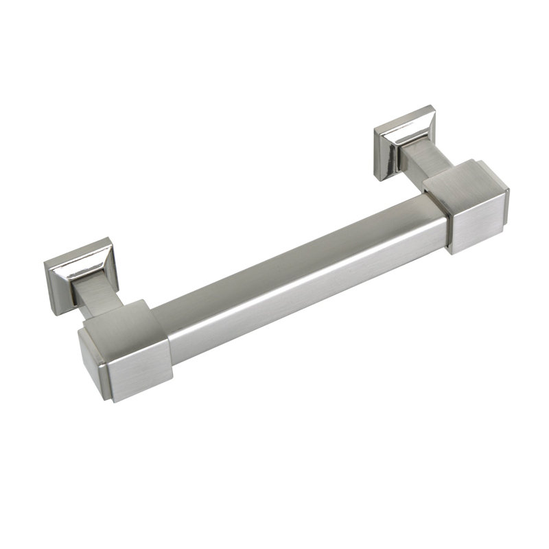 Brett 3.78" Centre to Centre Bar Pull, Brushed Nickel