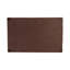Plateau décoratif fabriqué à la main avec surface lisse texturée en suède - Parfait comme plateau de repose-pieds ou de table basse pour une décoration intérieure élégante - Plateau décoratif pour les essentiels de service ou d'organisation - 19 po, brun