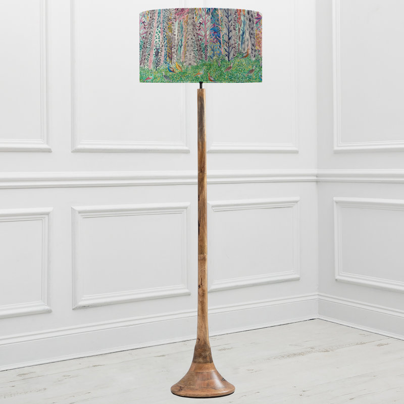 Kinross 173cm Brushed Traditional Floor Lamp