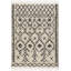 Tapis beige / noir à poils longs Adeen-243960887