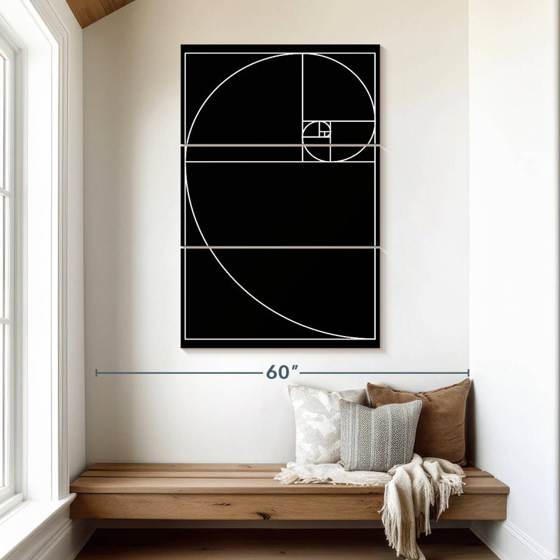 Avery Proportio Divina Black, 50" H x 32" W