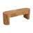 Solid Wood Soba Straight Media Unit, Oak