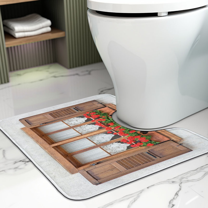 Tapis de salle de bain en U 20 po Boho