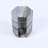 Luxury Marble Side Table, Side Length Hexagonal End Table with Polished Finish