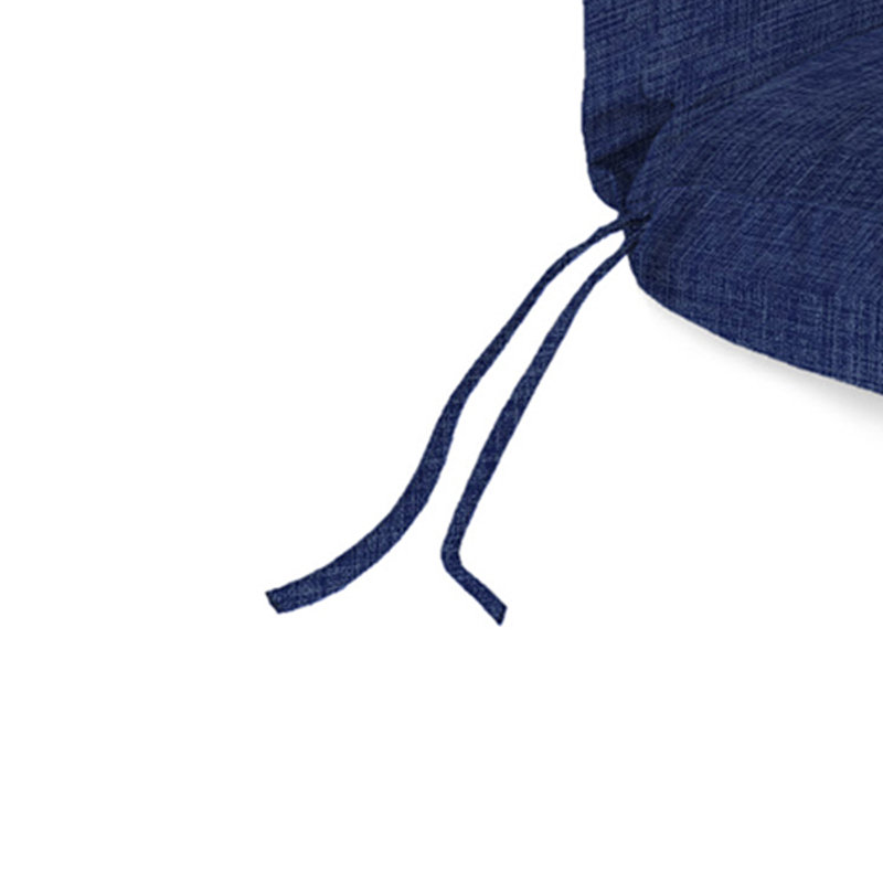 Coussin de chaise longue d'extérieur 74 "x 22" avec attaches et boucle, Celosia indigo