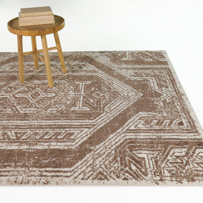 Tapis beige Harada Southwestern Medallion
