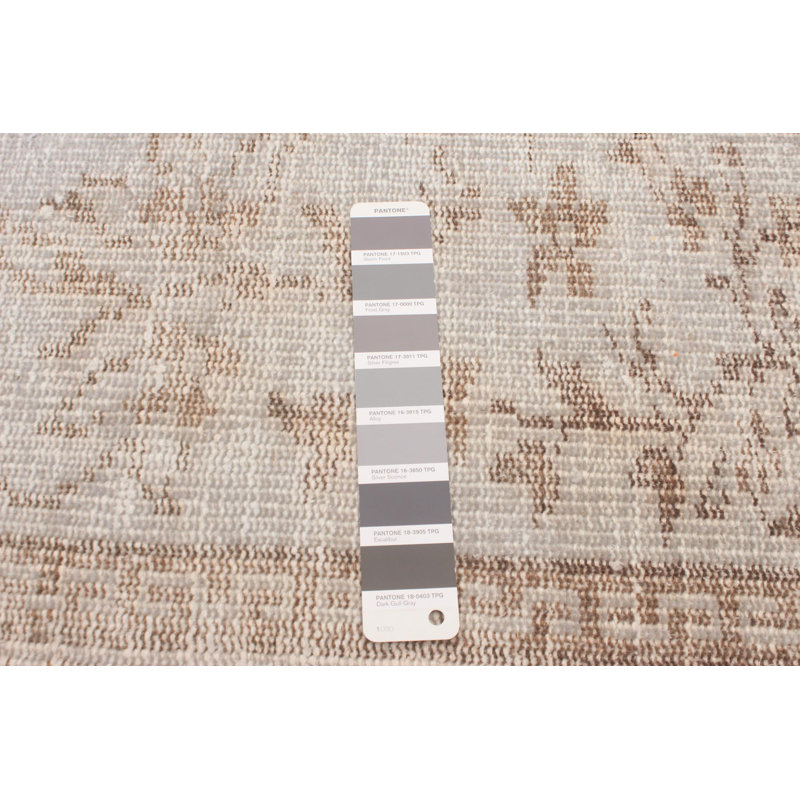 Nathan-Peter One-of-a-Kind 4'11" X 7'10" 2000s Wool Area Rug in Grey