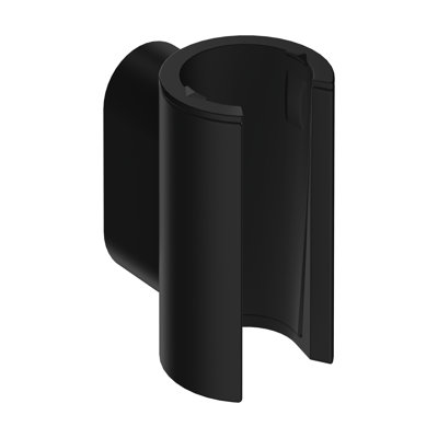 Support de douche à main hansgrohe en noir mat