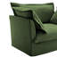 Fauteuil de salon avec, chenille, assise profonde confortable, style élégant, construction en chenille et siège spacieux, ambiance luxueuse, tissu respirant, housses lavables amovibles-896245320