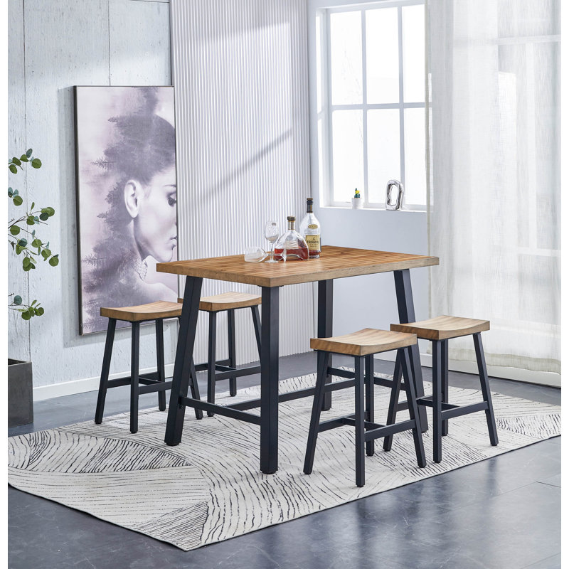 Ensemble de table de comptoir 5 pièces