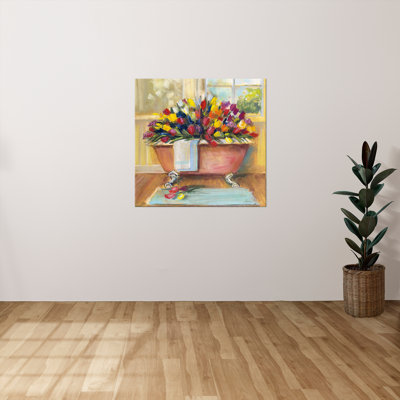 "Bathaign Bouquet II" par Carol Rowan, reproduction sur toile