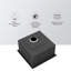 Évier de cuisine encastrable 13 po - 13 po x 15 po x 9 po - Évier de cuisine en acier inoxydable encastrable à profondeur unique de calibre 16 de 9 po