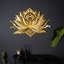 Décoration murale 3D Mandala Lotus en métal-101575659-101575661