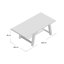 Almerton 2m Dining Table. Solid Reclaimed Pine. Seats Up To 6. Extension Leaf Sold Separately-24383622