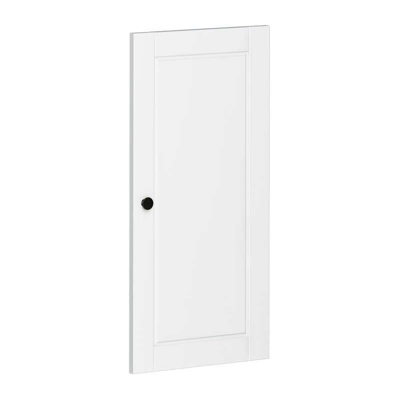 Wilken 100% Solid Wood Modular Kitchen Pantry Raised Panel Door Kit, White