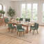 Chaises de salle à manger rembourrées avec pieds en bois massif Annelli-926155970-956080227
