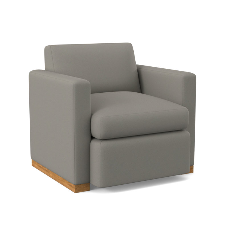 Chaise pivotante Ledger, Ambre, 100 % polyester ivoire pétillant