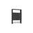 Stylish Wall-Mounted Bathroom Cabinet, Anthracite, 23.6 x 34.3 x 5.9 inches | 100% Melamine Coated Particle Board, Thickness: 0.7 inches | Multiple Shelves for Extra Storage, Modern Design for Organized Spaces