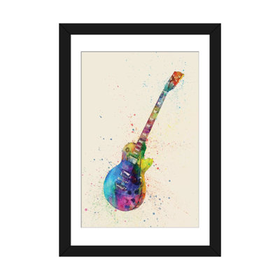 «Musical Instruments Series: Electric Guitar II», impression sur toile tendue