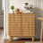 Wooden Wtrips 29.9"W Accent Cabinet-1305313436