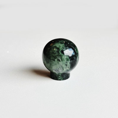 Round Ball Green Marble Cabinet Knob