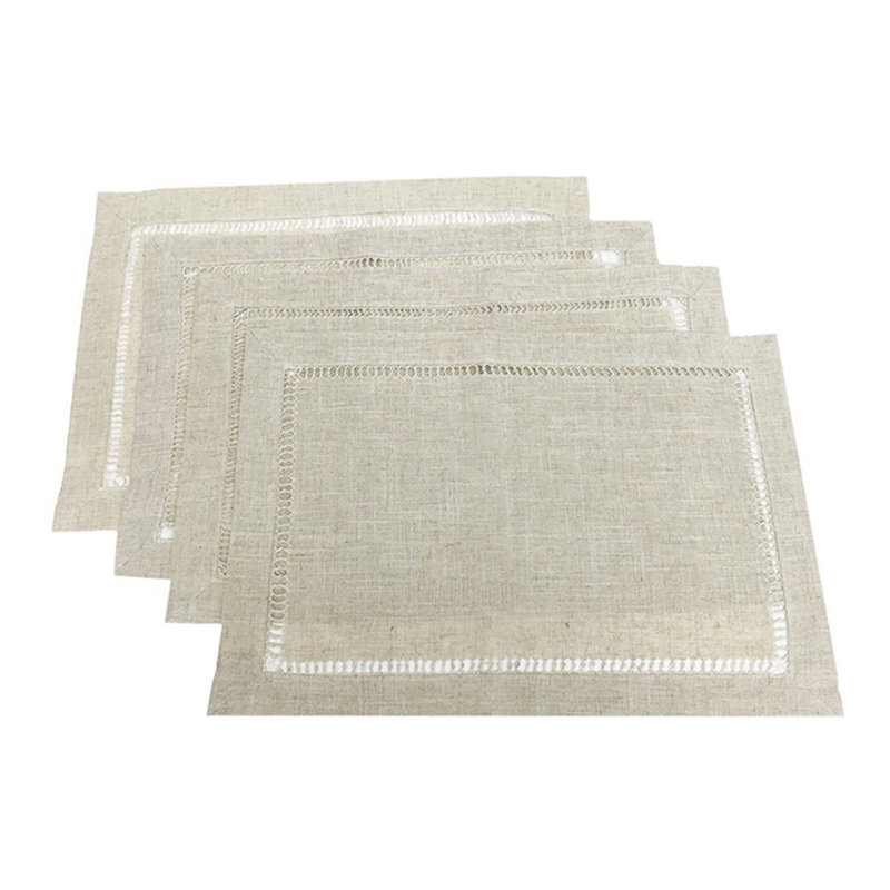 Briarden Linen No Pattern Rectangle Placemat