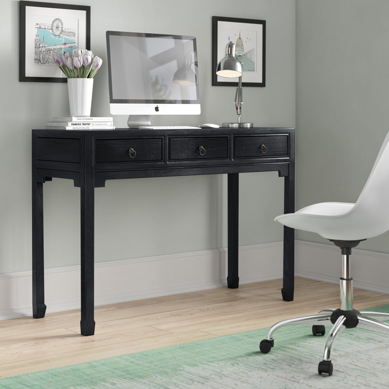 Chinese Classical Desk, Black Lacquer