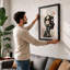 Mind in Bloom Boho - Framed Print-2029383784-2029383797