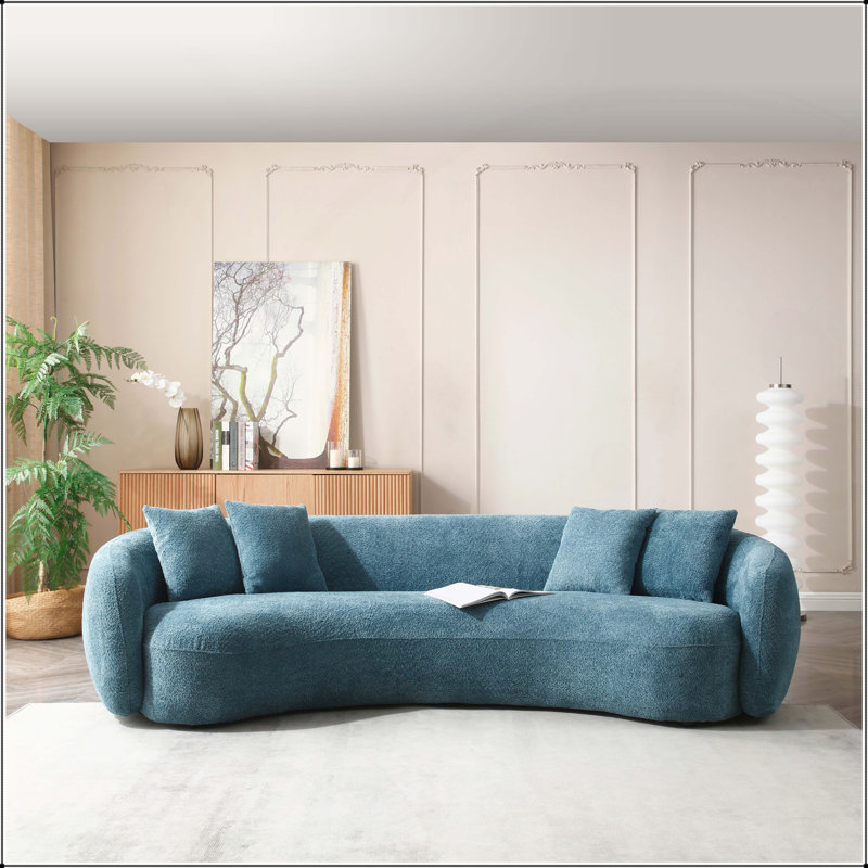 Canapé modulaire 102 po Boucle 102 po, Bleu