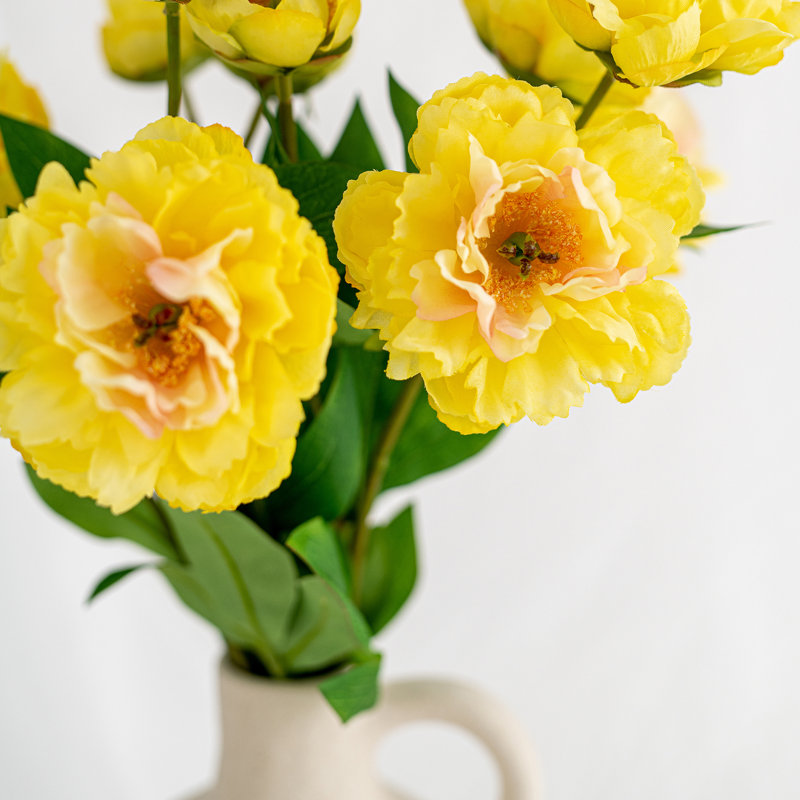 Fausse fleur artificielle Audet, Jaune
