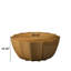 Table basse imperméable 35,43 po moderne pour l'extérieur et l'intérieur, conception en ciment MgO durable, convient aux terrasses, jardins, arrière-cours et salons-406842214