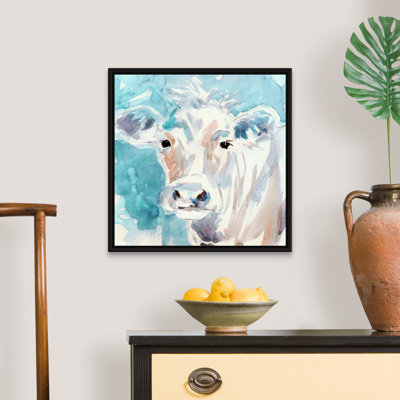 «Color Wash Cow», reproduction d'art sur toile