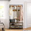 Hall Tree 100cm Wide with Bench and Shoe Storage-1902999153