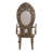 Pezzer Tufted Faux Leather Upholstered Armchair