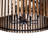 Suratto Pendant - 30"W x 23.25"H - Matte Black/Medium Walnut-394737189